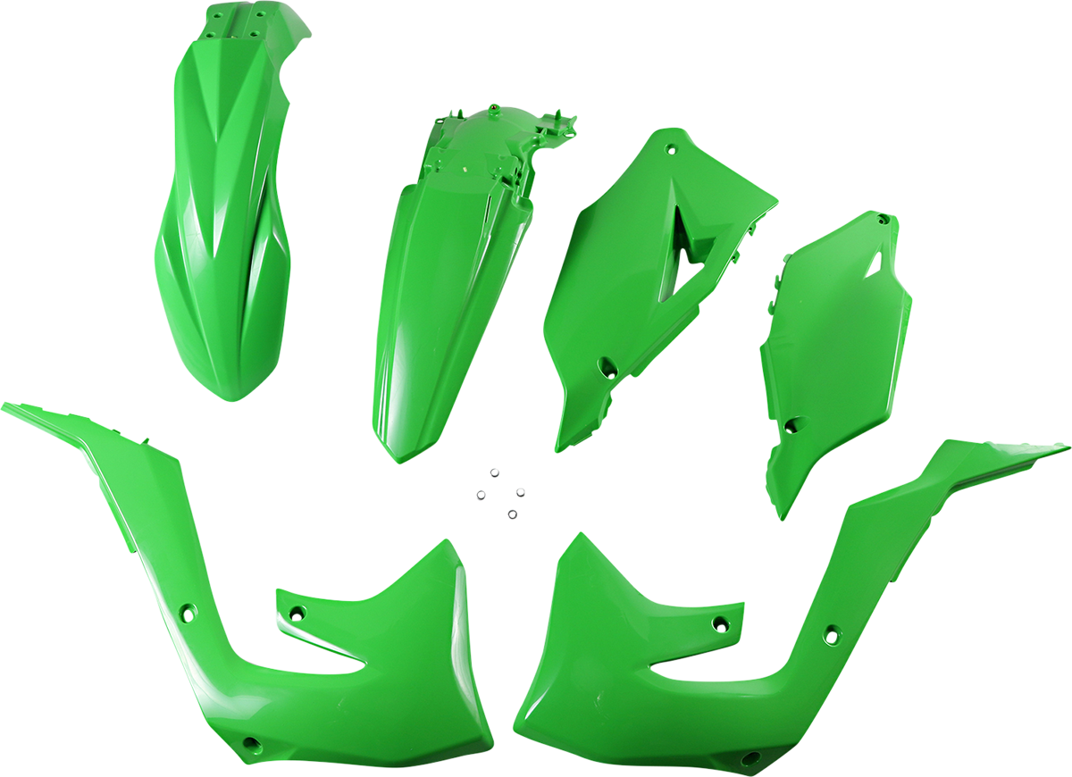 Acerbis Standard Body Kit - '20 OEM Green - KX 250/X/450 '19-'24 2021-2024 Kawasaki KX250 / 2019-2023 Kawasaki KX450 / 2021-2024 Kawasaki KX250X