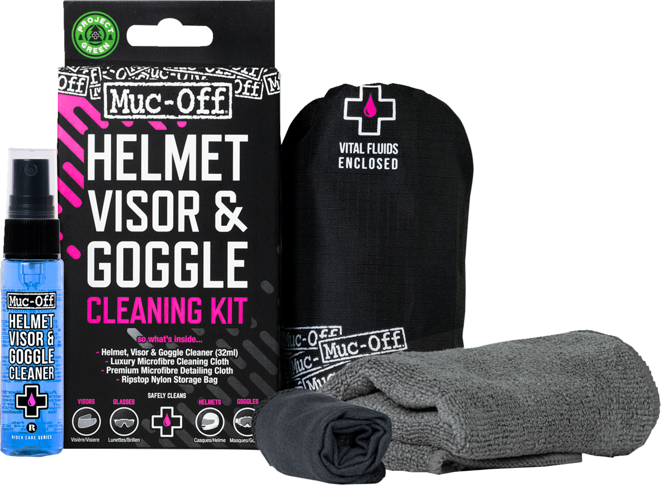 Muc-Off Visor Lens Goggle Clean Kit V2