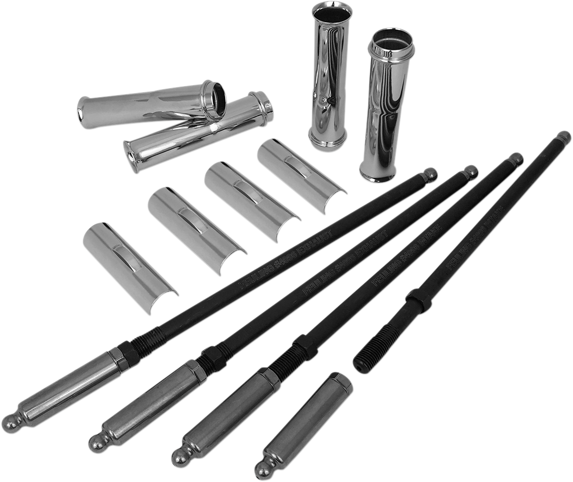 Feuling Quick Install Adjustable Pushrod And Tube Kit For Harley Twin Cam 1999-2017