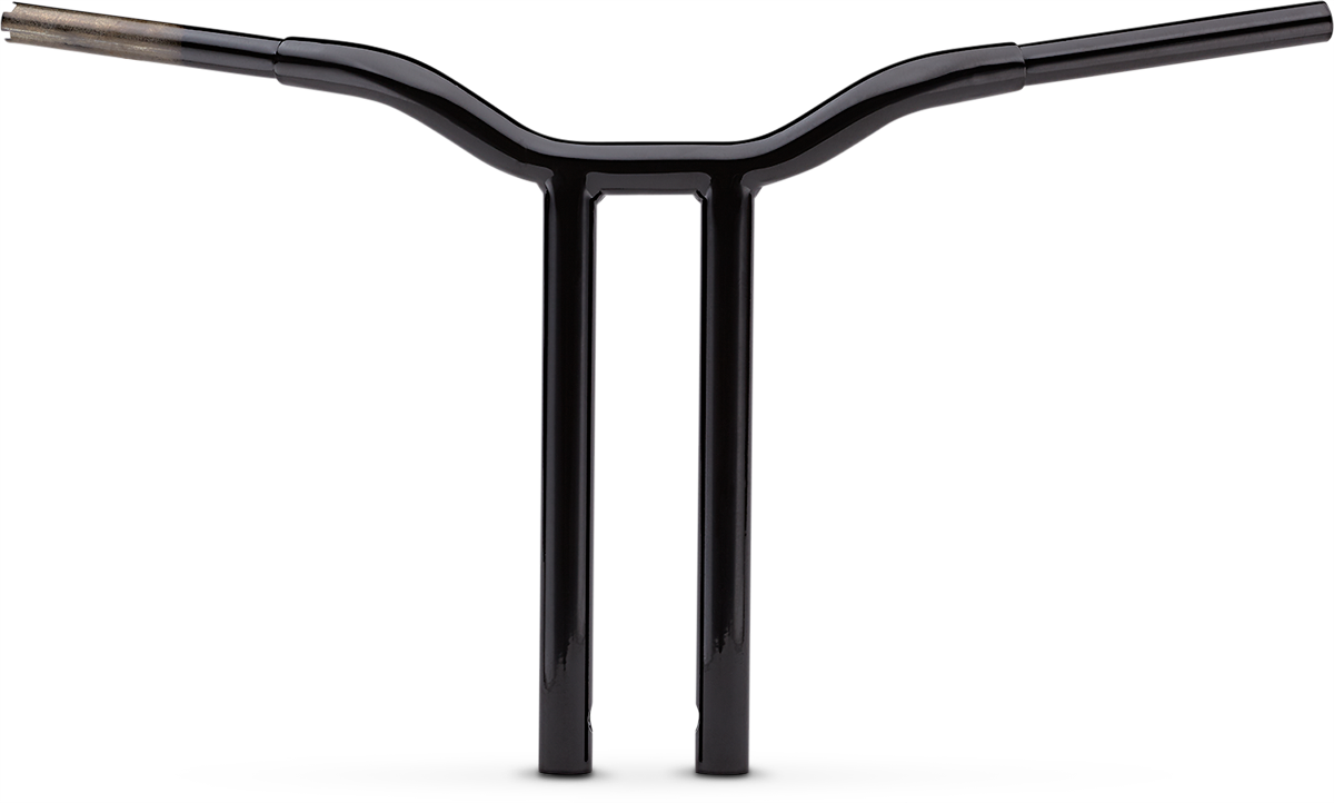 La choppers Kage Fighter Welded Straight-Riser Handlebar - One Piece - 16" - Black