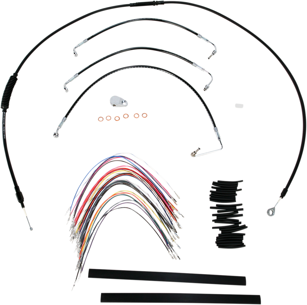 Burly Handlebar Cable Installation Kit For Harley Touring 2008-2013