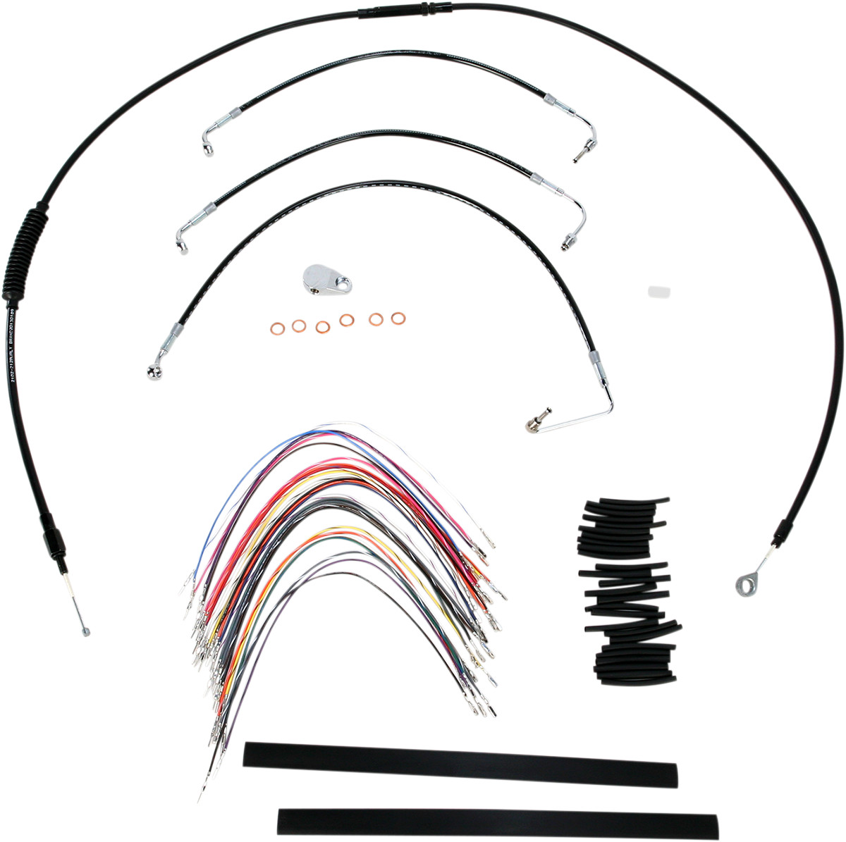 Burly Handlebar Cable Installation Kit For Harley Touring 2008-2013