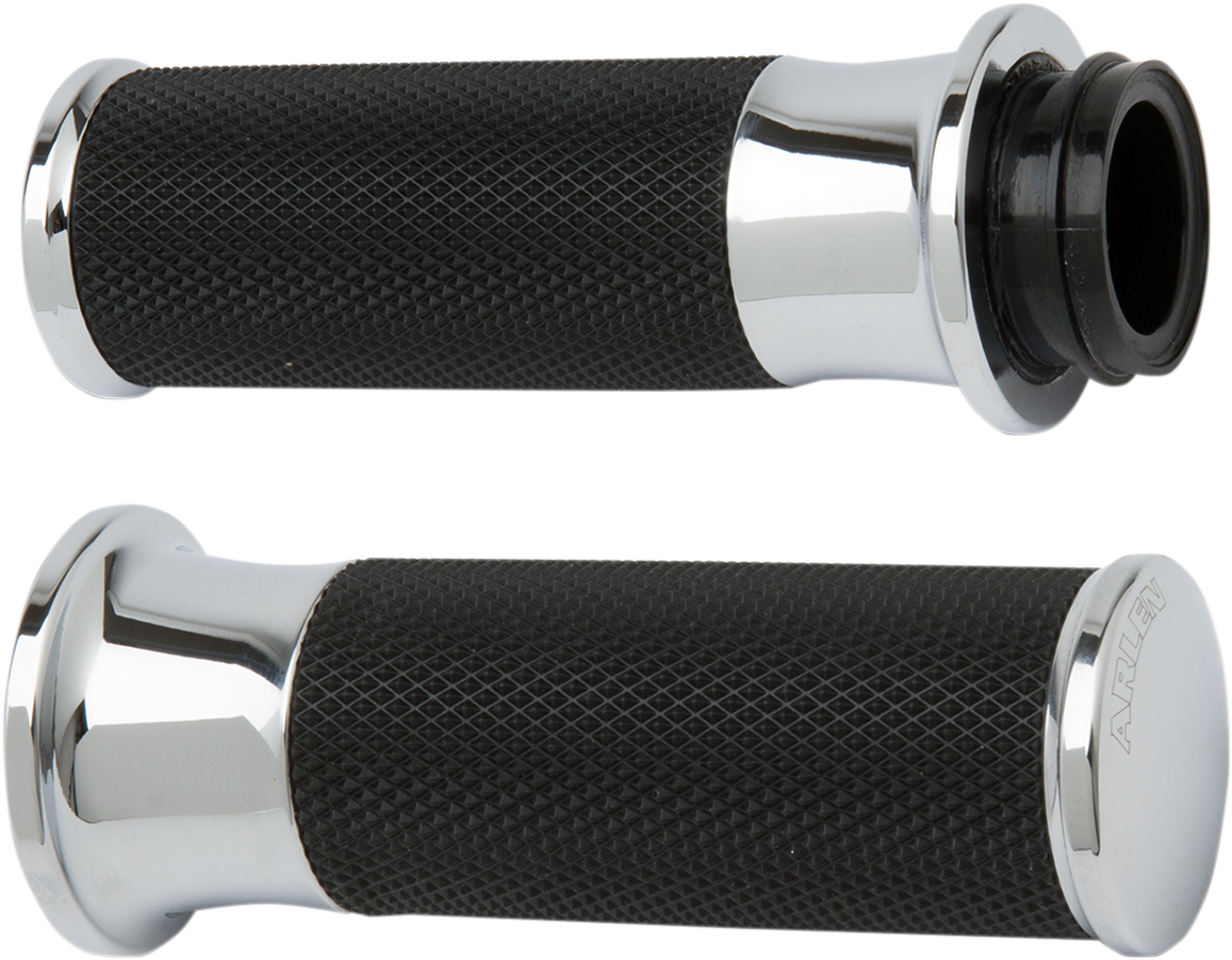 Arlen Ness Fusion Smoothie Grips For Harley With Dual Cable Throttle