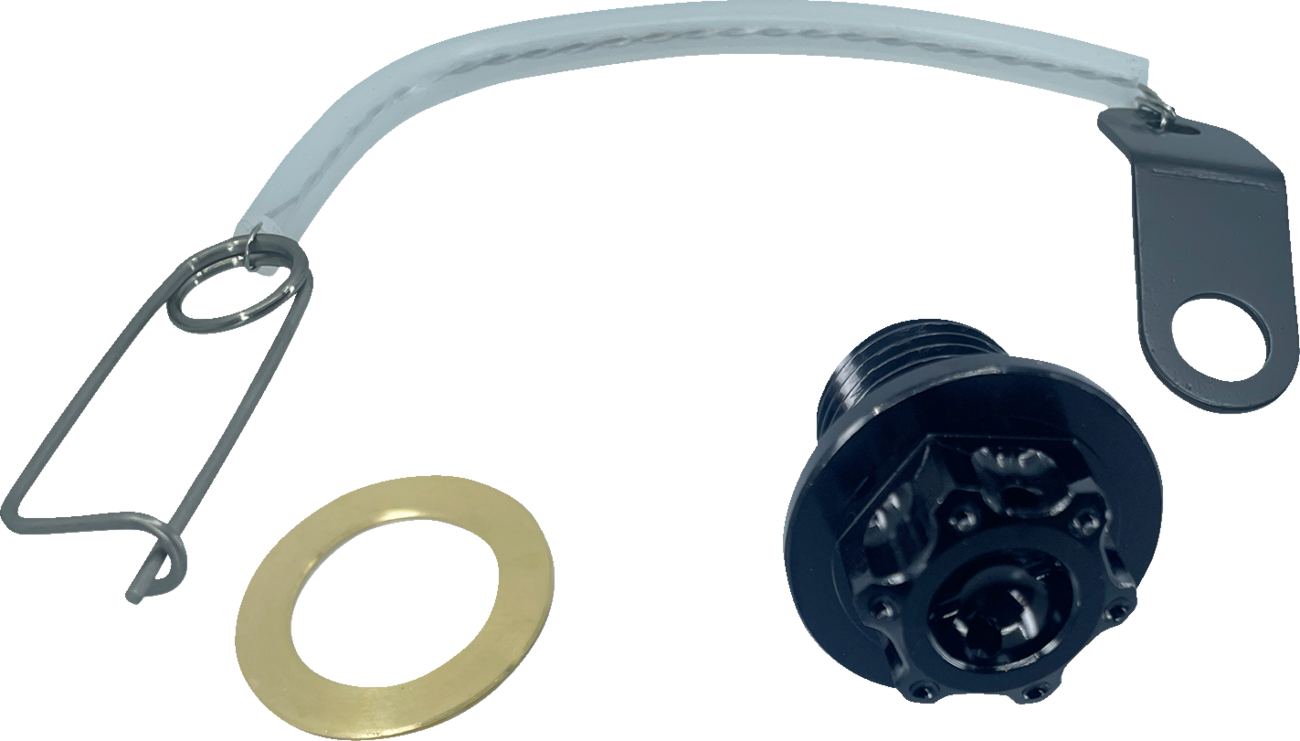 Psr Magnetic Drain Plug - M14 x 1.50 - Black Yamaha
