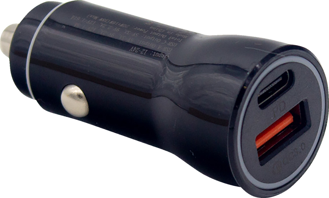 RidePower Cigarette Lighter Power Adapter USB And USBC Port 3.0 Charging
