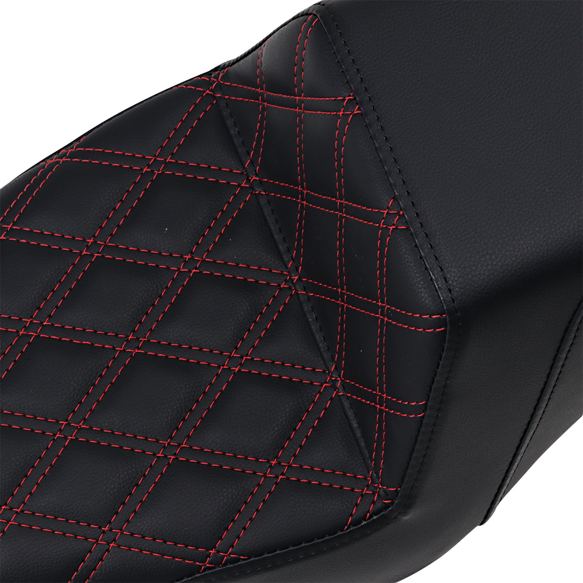 Saddlemen Step-Up LS Lattice Stitch Seat For Harley Sportster With 3.3 Gallon Tank 2004-2022