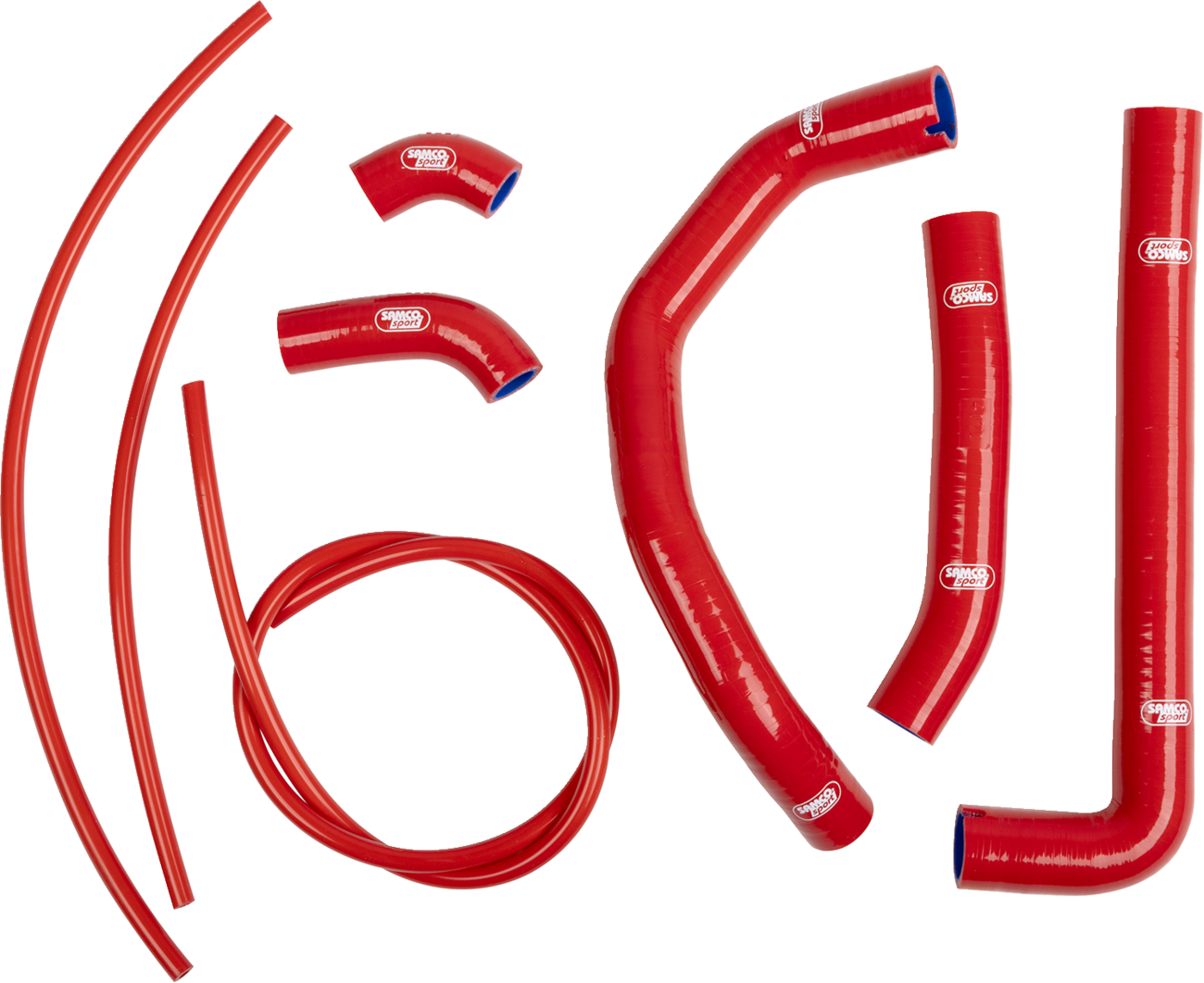 Samco sport Radiator Hose Kit - Red - Ducati