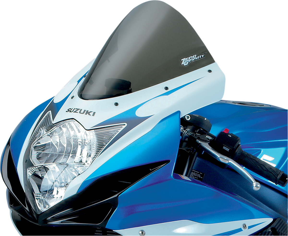 Zero gravity Corsa Windscreen - Smoke - GSXR 600/750 2011-2020 Suzuki GSX-R750 / 2011-2024 Suzuki GSX-R600