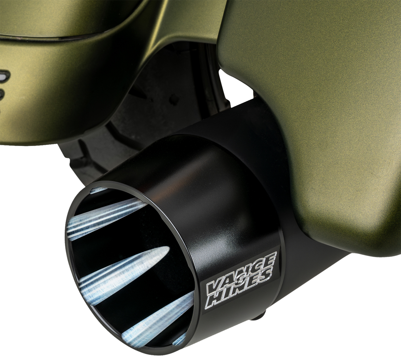 Vance & hines Blackbird 450 Slip-On Mufflers - Black Harley Davidson
