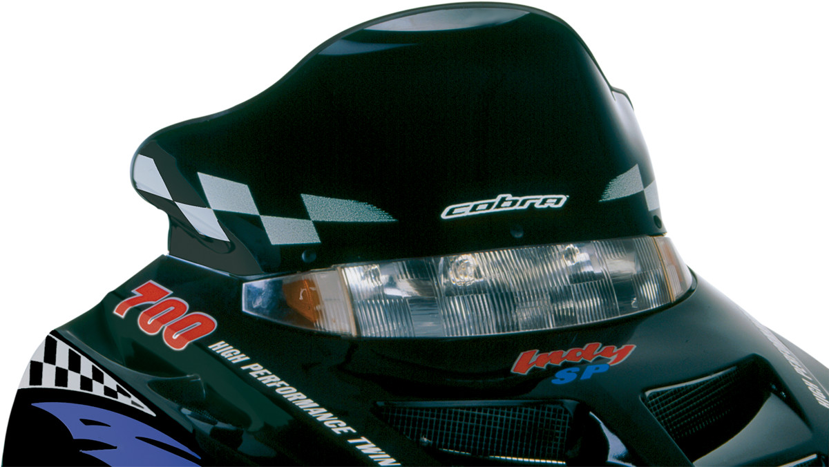 Powermadd Windshield - 10" - Black - Polaris