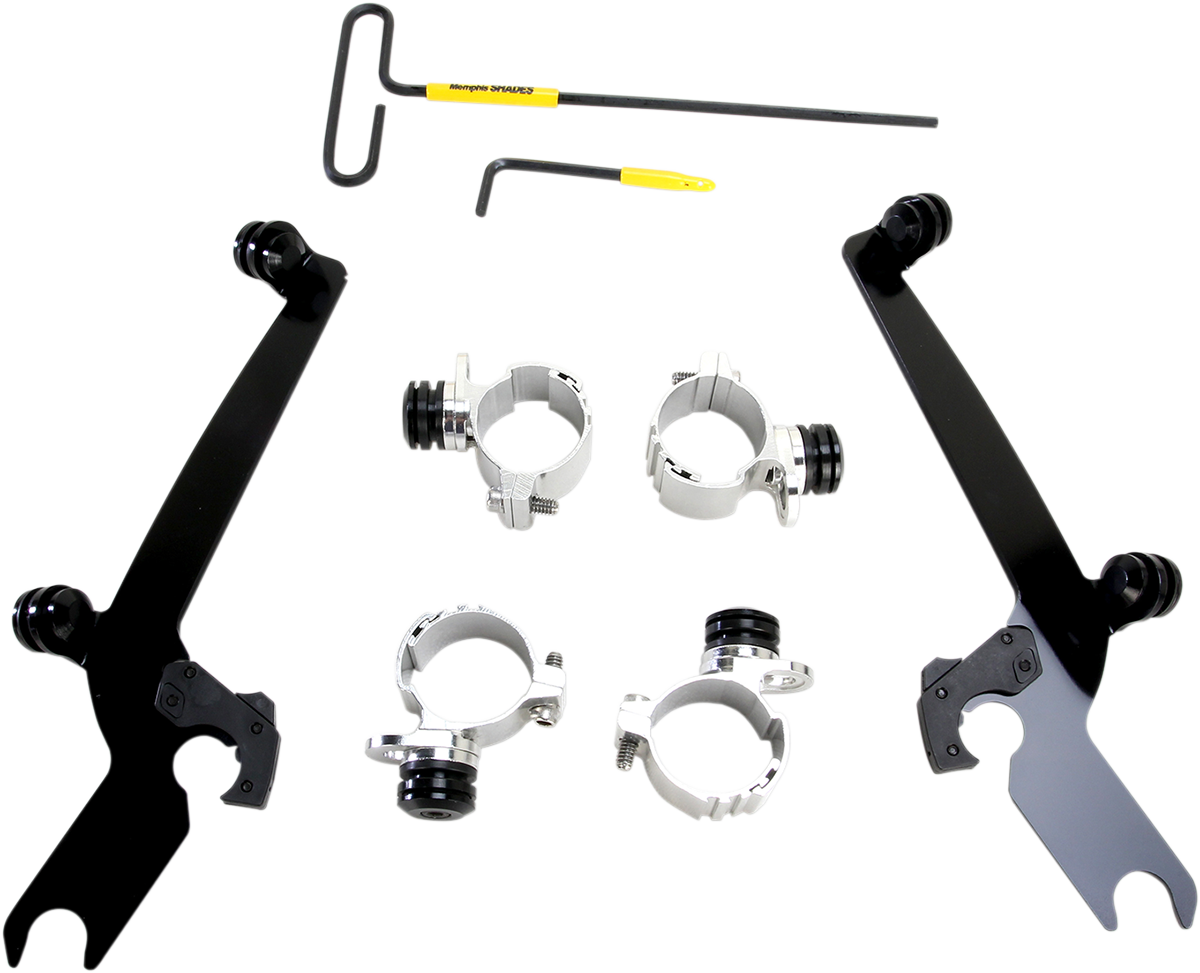 Memphis Shades Sportshield Trigger-Lock Mount Kit For Harley Sportster 2011-2019