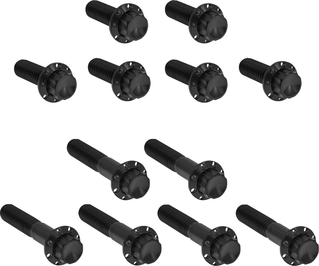 Arlen Ness 12-Point Titanium Rocker Box Bolt Kit For Harley 1999-2017