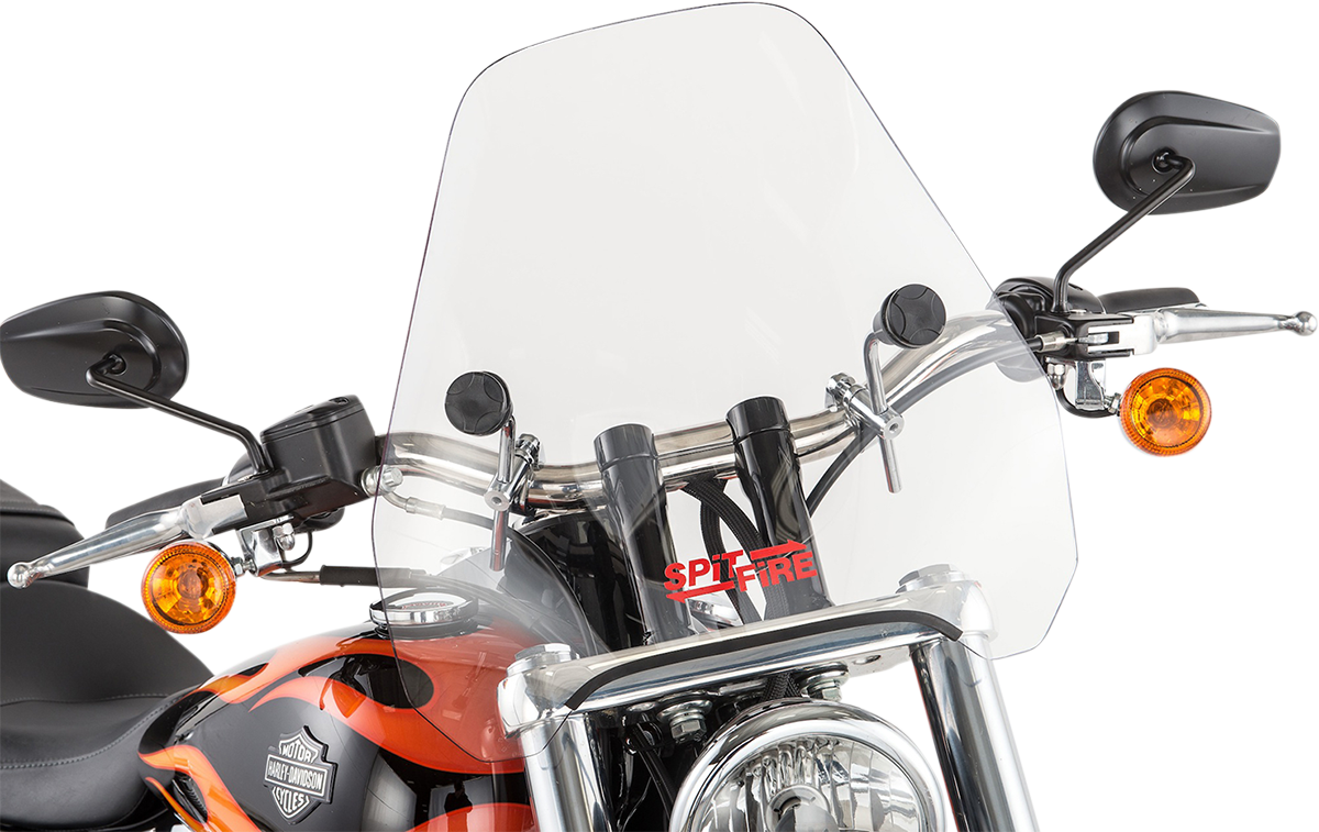 Slipstreamer S-06 Windshield - 15" - Clear Harley Davidson/Honda/Kawasaki/Suzuki/Triumph/Victory/Yamaha/Indian/Moto Guzzi