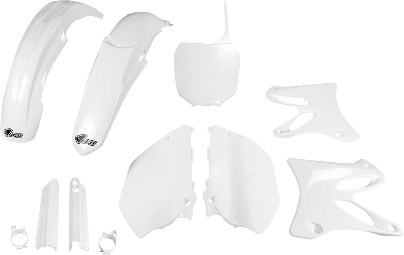 UFO OEM Replica Complete Body Plastic Kit with Fork Guards For Yamaha YZ125/YZ250 2002-2005 White