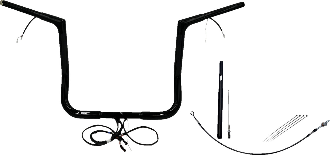 FAT BAGGERS INC. EZ Install Wired 1-1/4" Flat Top Handlebar Kit