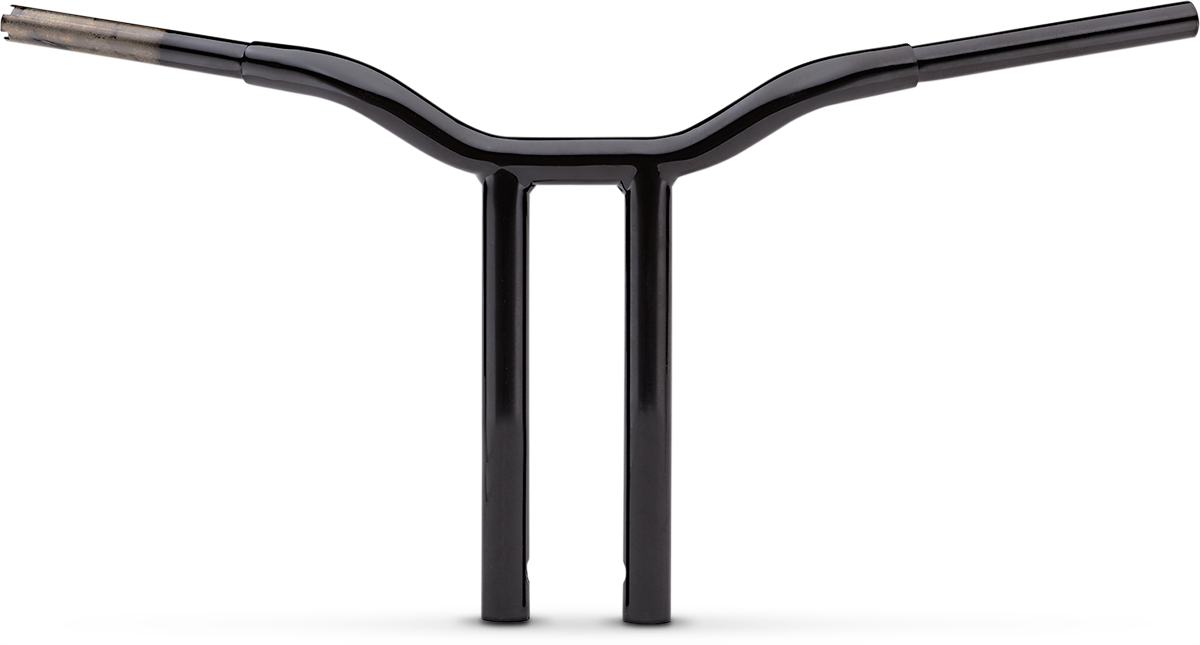 La choppers Kage Fighter Welded Straight-Riser Handlebar - One Piece - 14" - Black