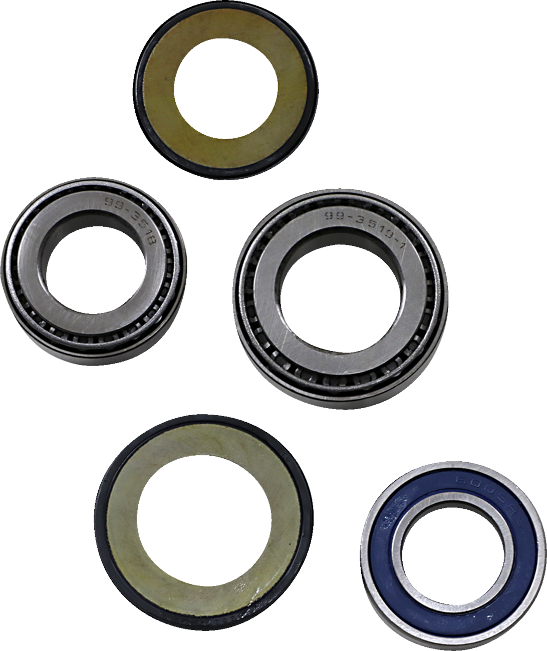 Steering Stem Tapered Roller Bearings and Seals Kit