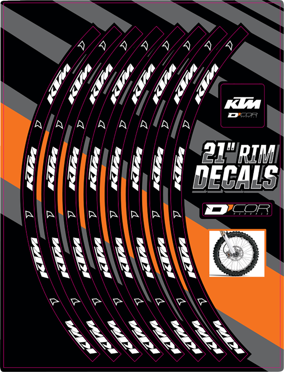 D'COR VISUALS Rim Decal