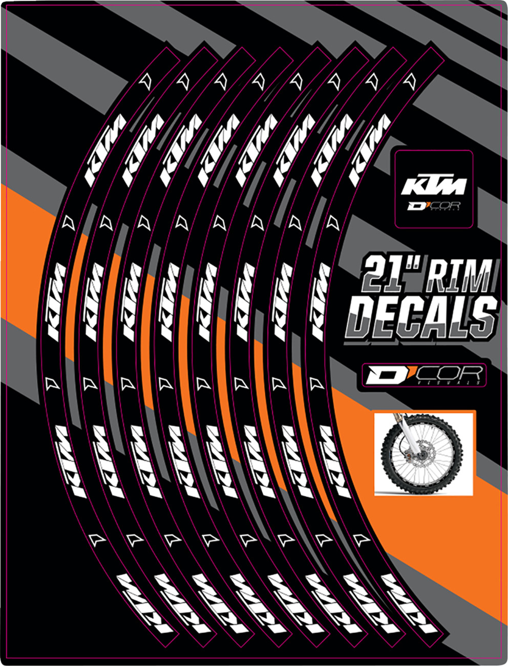 D'COR VISUALS Rim Decal