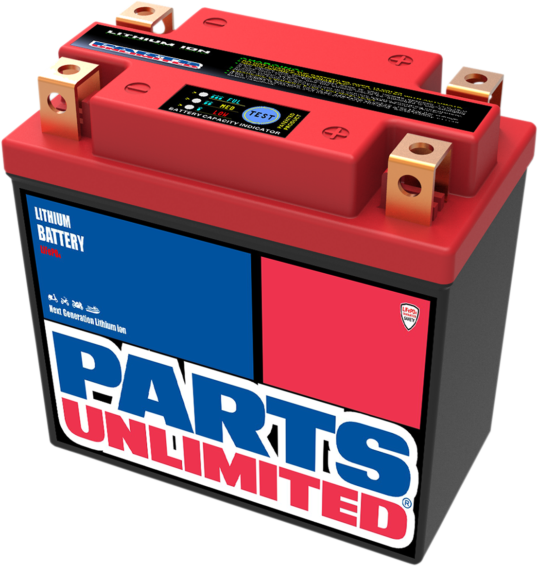 Parts unlimited Li-Ion Battery - HJTX14AHQ-FP Bimota/Ducati/Honda/Kawasaki/Moto Guzzi/Suzuki/Triumph/Yamaha/Norton