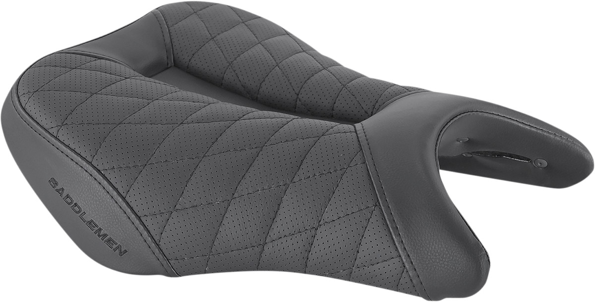 SADDLEMEN Track Lattice Stitch Seat — Solo Seat