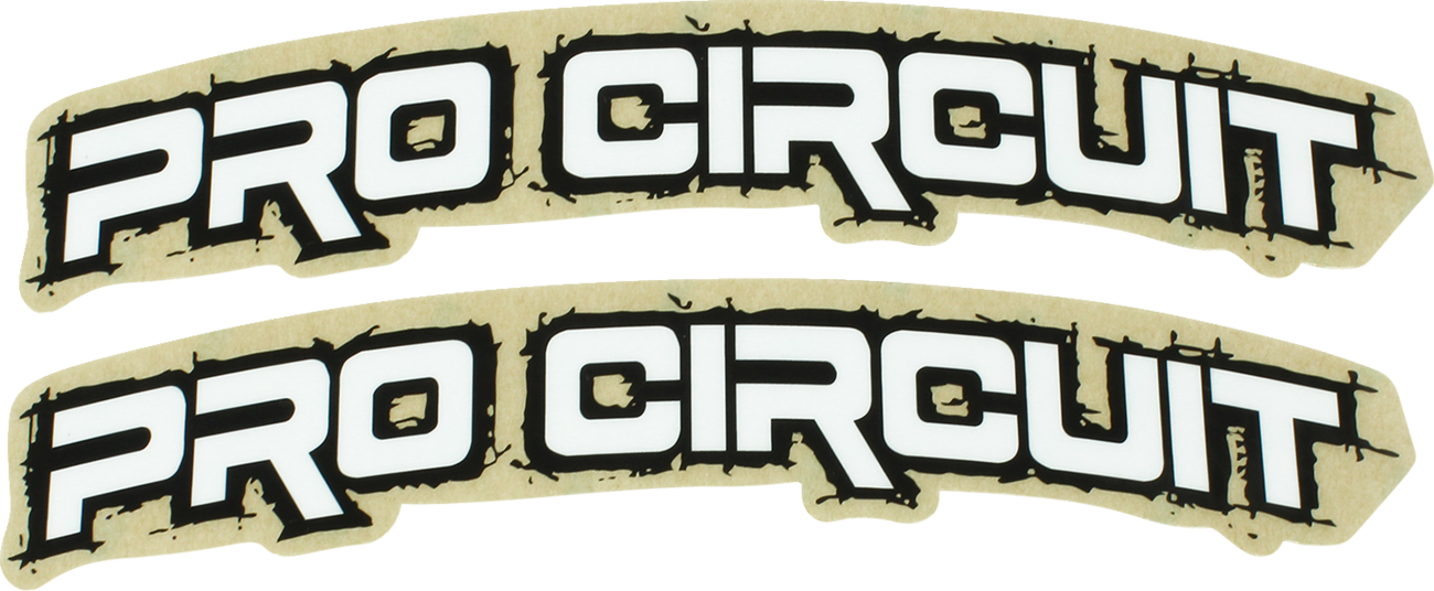 Pro Circuit Retro Fender Stickers