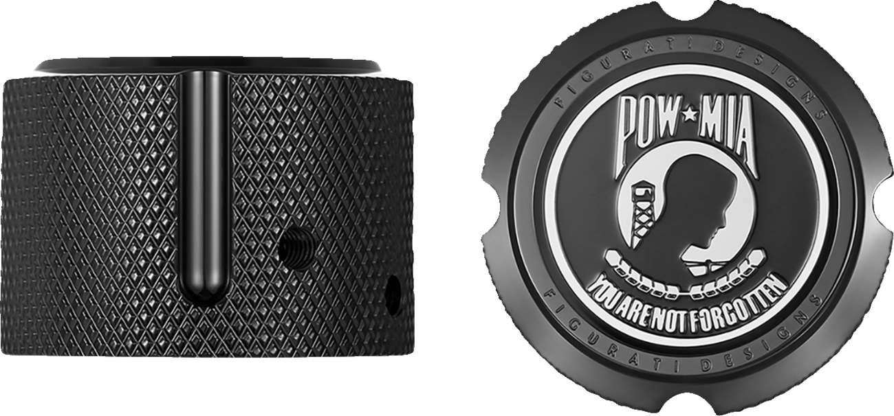 Figurati Designs Front Axle Nut Covers for Harley 2002-2025