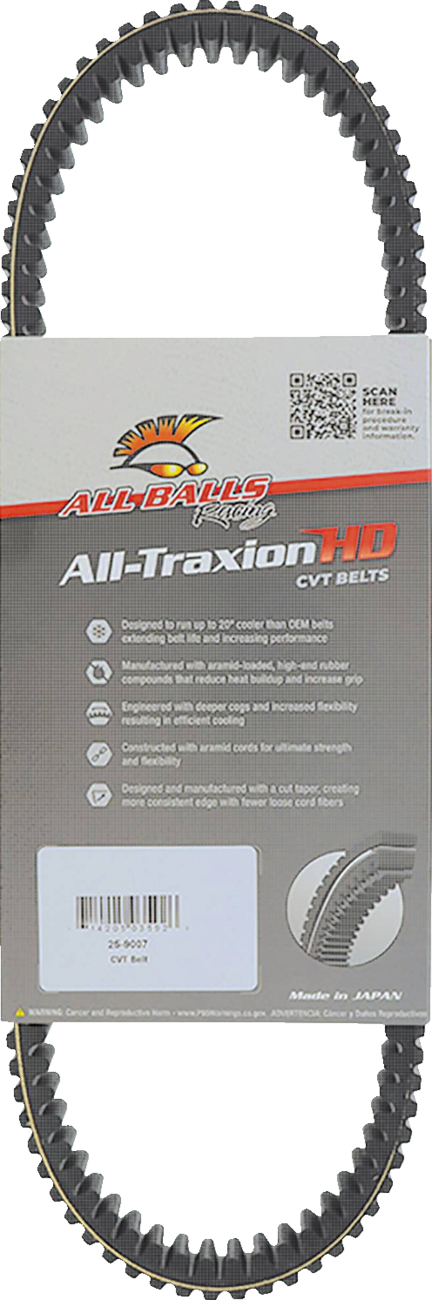 ALL BALLS All-Traxion HD CVT Belt