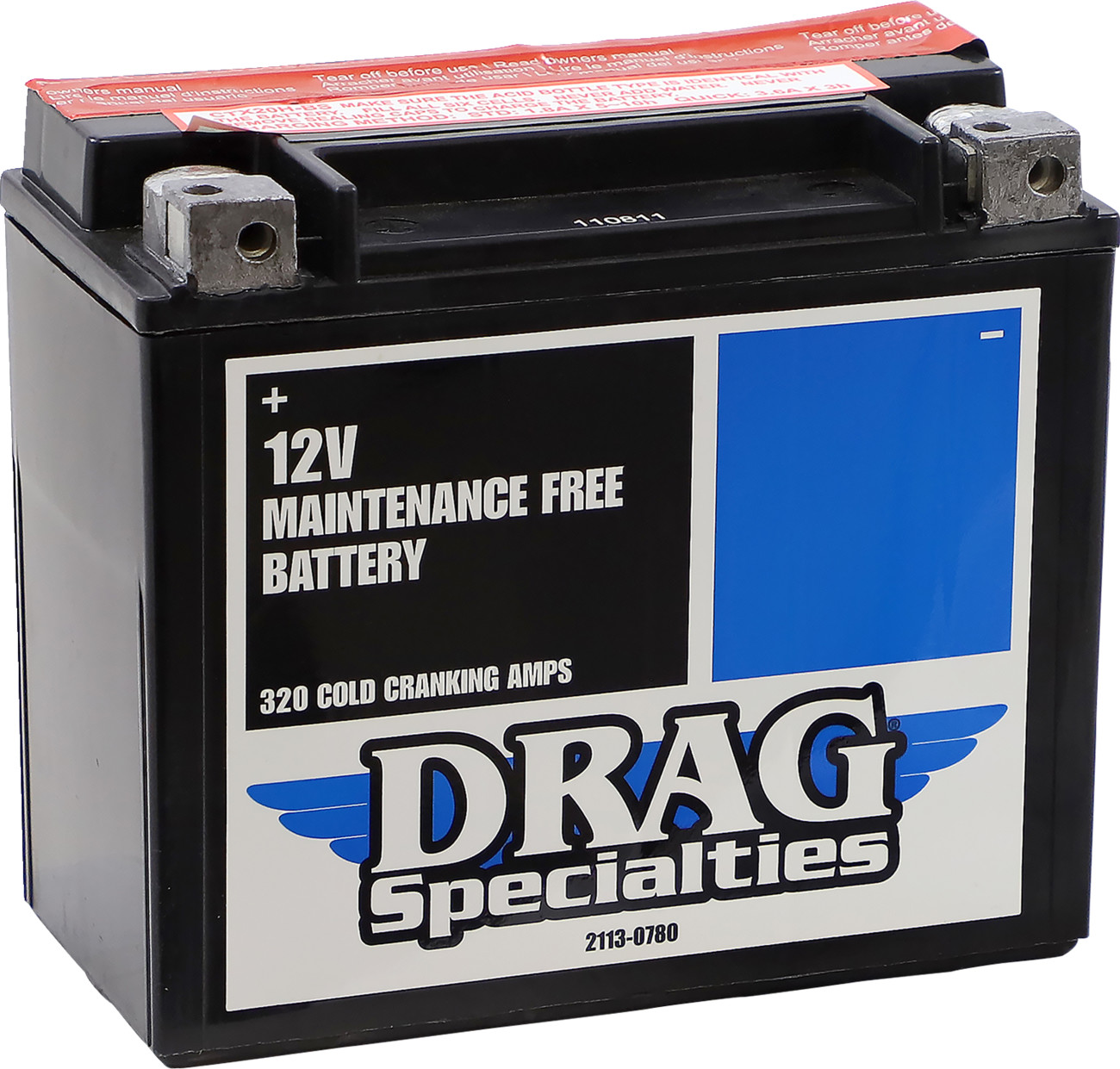 Drag Specialties AGM Maintenance-Free Battery
