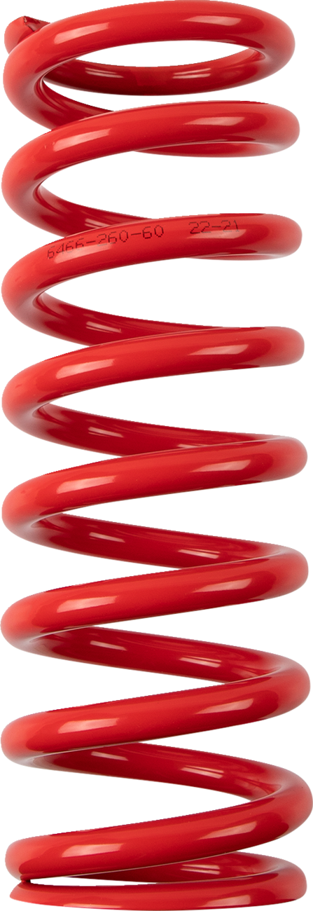 Moose offroad Shock Spring - 64/66 mm OD - 60 n/mm - Red Honda/Yamaha/Kawasaki/Sherco/Suzuki