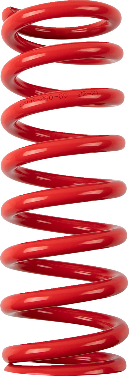 Moose offroad Shock Spring - 64/66 mm OD - 60 n/mm - Red Honda/Yamaha/Kawasaki/Sherco/Suzuki