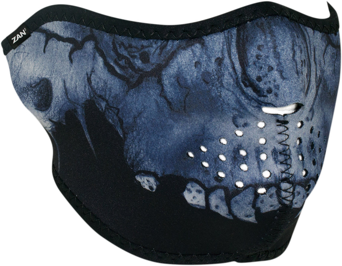 ZANheadgear Skull Neoprene Half Face Mask
