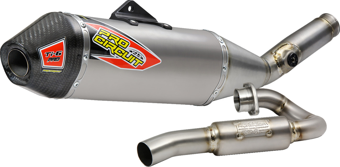 Pro Circuit Ti-6 Pro Titanium Exhaust System Kawasaki KX450 / KX450X / KX450SR 2019-2023