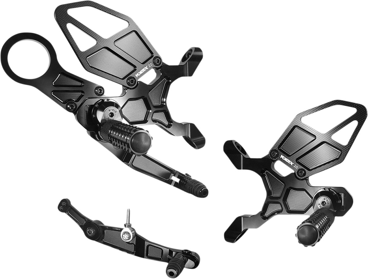 Vortex Rearset - Black - S1000RR 2020-2020 BMW S1000RR