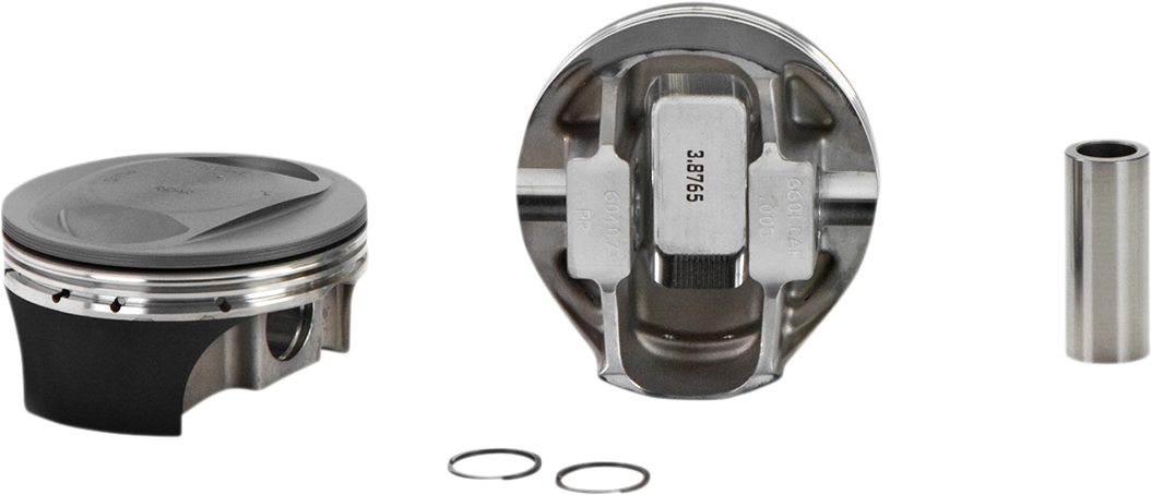 Kb performance Piston Kit - 3.875" Standard - 10.0:1 CR - 103" Twin Cam | 96" Big Bore to 103" w/SE 95 cc Heads Harley Davidson