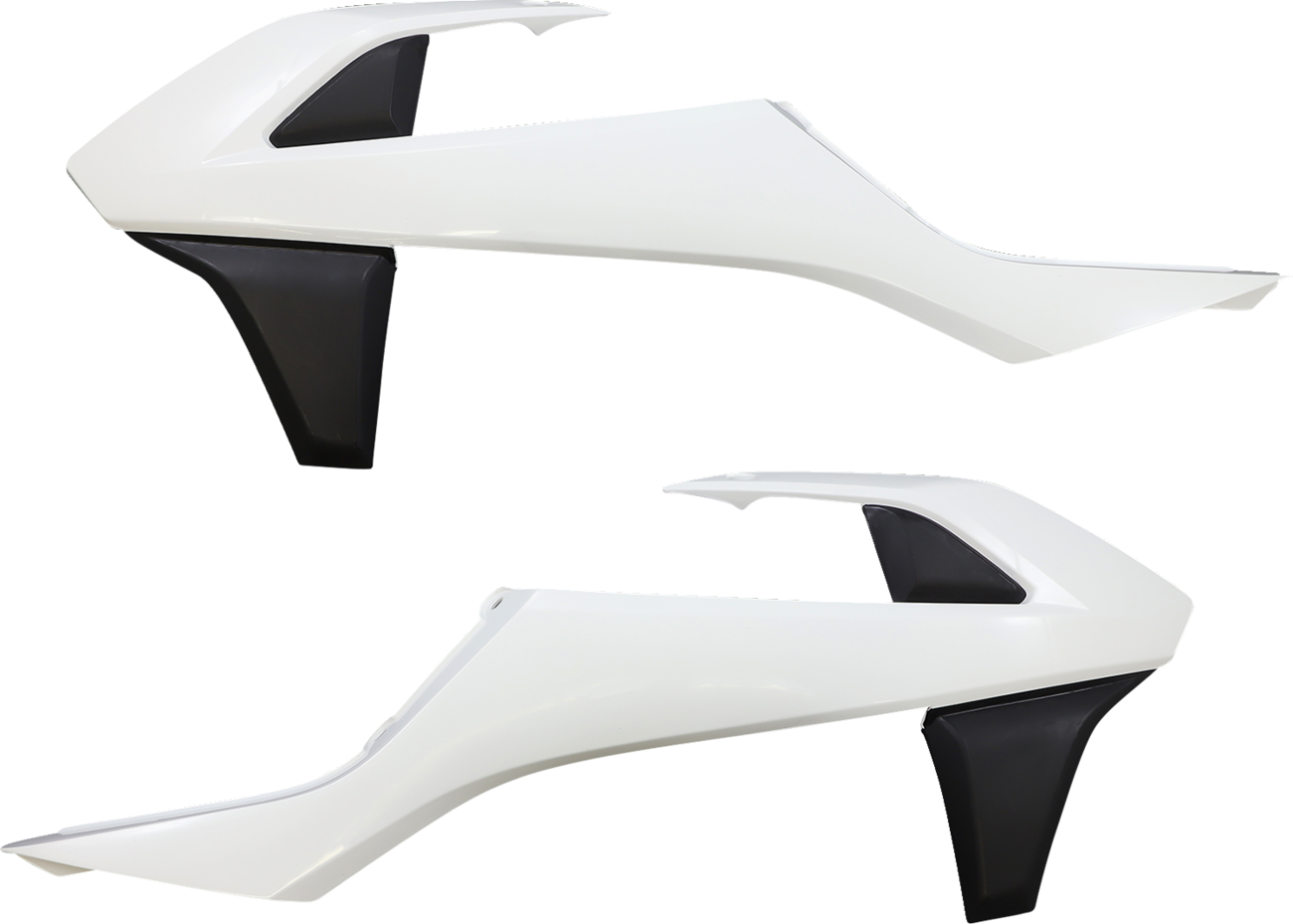 Acerbis Radiator Shrouds - White/Black KTM