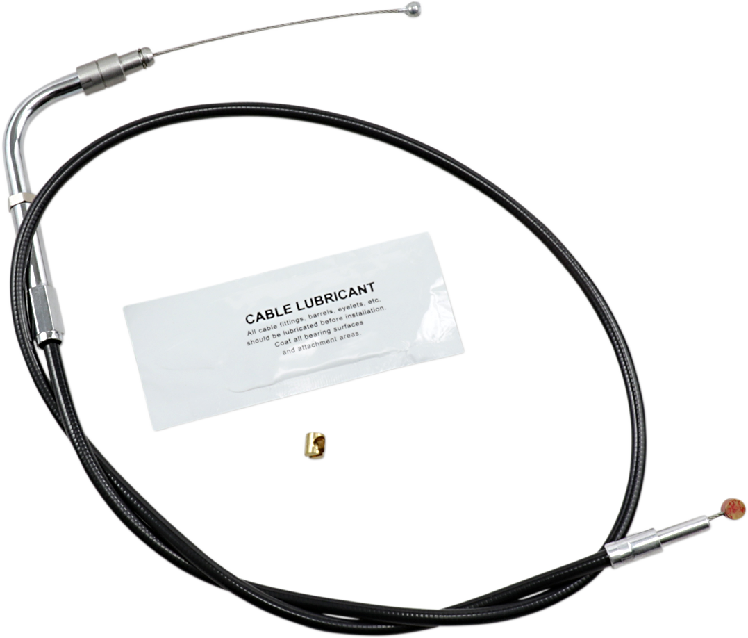 Barnett Black Vinyl Throttle Cable For Harley V-Rod 2007-2011
