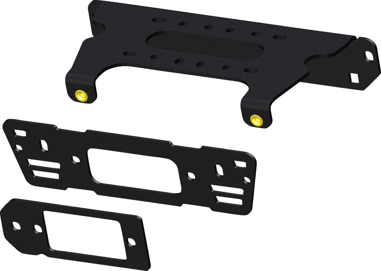 KFI Warn ProVantage 4-4500 V & 4-4500 Winch Mount Polaris Ranger 570 / 900 / 1000 / Diesel 2013-2019
