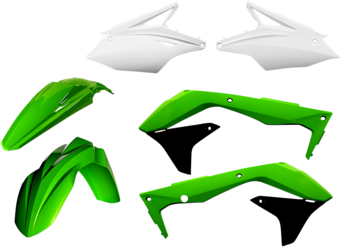 Acerbis Standard Body Kit - '16 OEM Green/Black/White - KX 450 F 2016-2017 Kawasaki KX450F