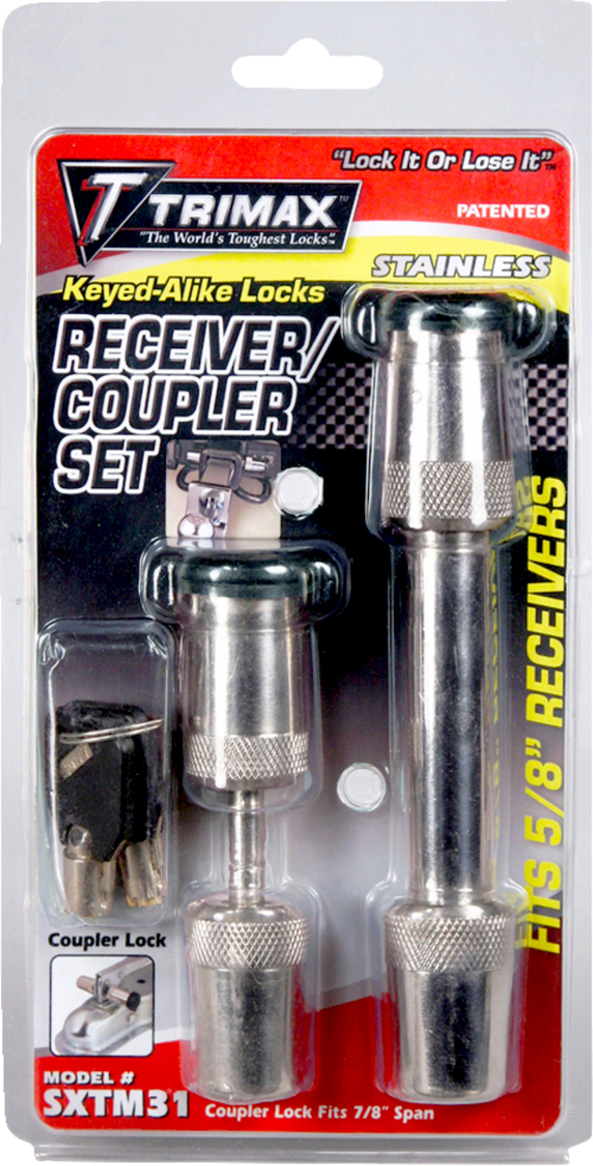 TRIMAX Premium Coupler and Receiver Lock Set