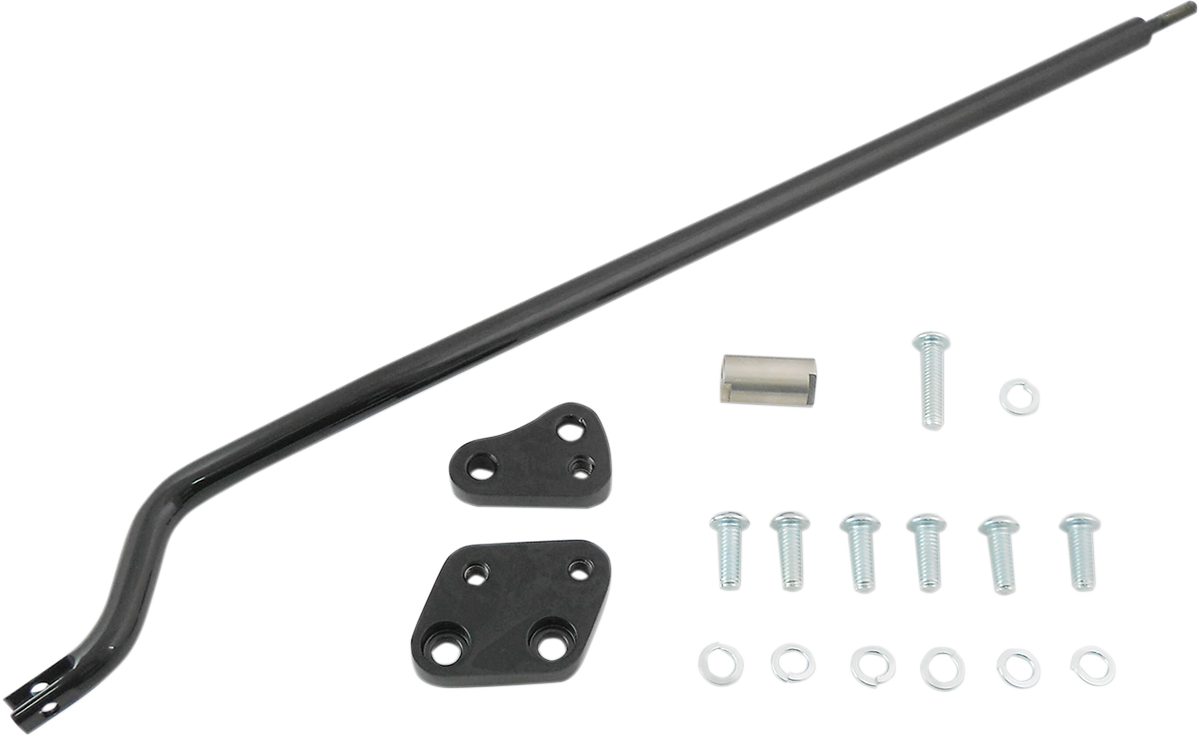 Drag specialties Forward Control Relocation Kit - FXD - Black Harley Davidson