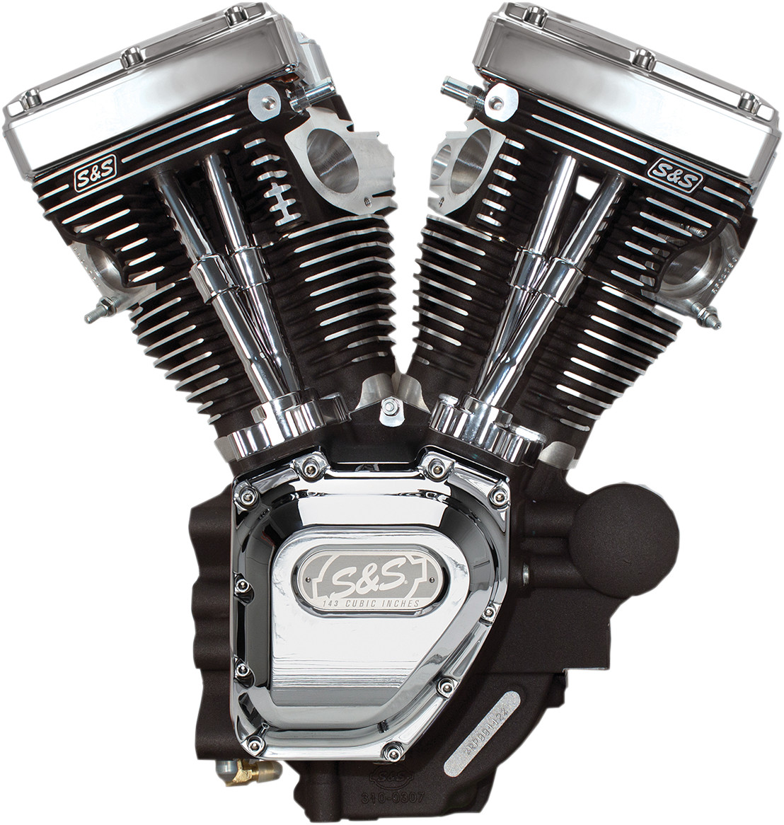 S&S Cycle T143 Long Block Engine With Easy Start Camshafts For Harley Touring 2007-2017