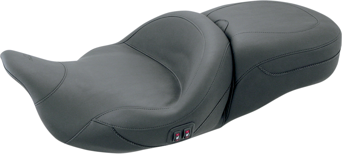 MUSTANG Heated One-Piece 2-Up Vinyl Touring Seat