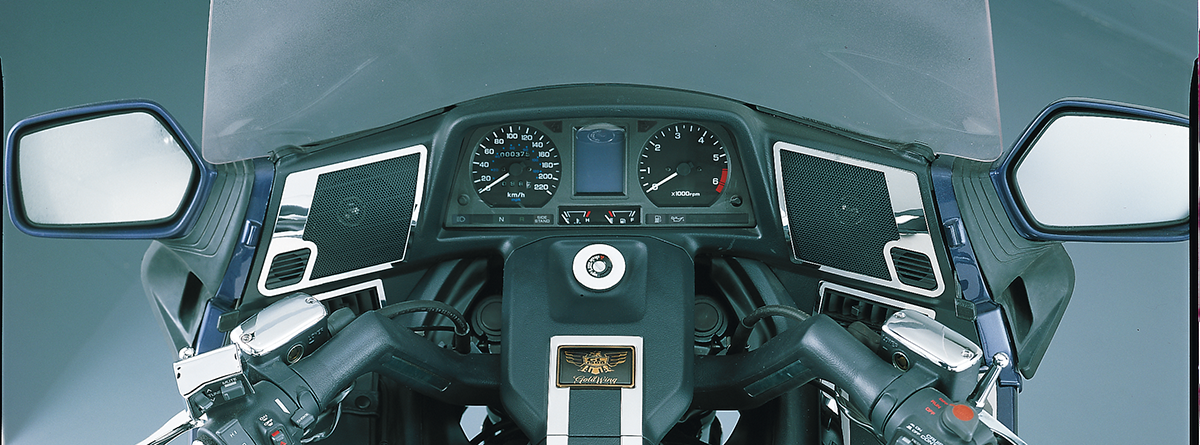 Parts unlimited Speaker Accent Trim - Front - Chrome 1988-2000 Honda GL1500 Gold Wing