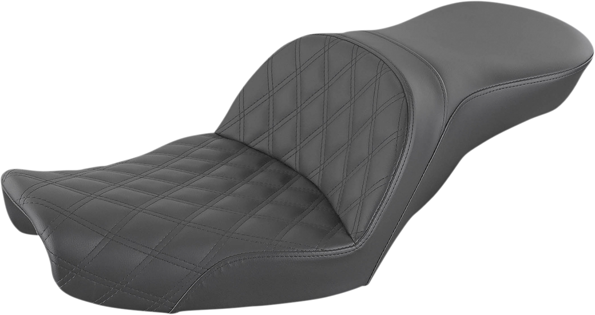 Saddlemen Explorer LS Lattice Stitch Seat For Harley Dyna 1996-2003