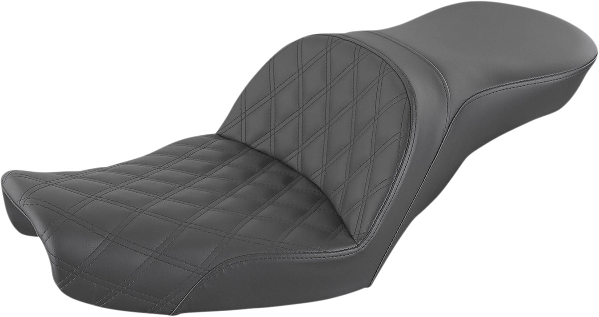 Saddlemen Explorer LS Lattice Stitch Seat For Harley Dyna 1996-2003