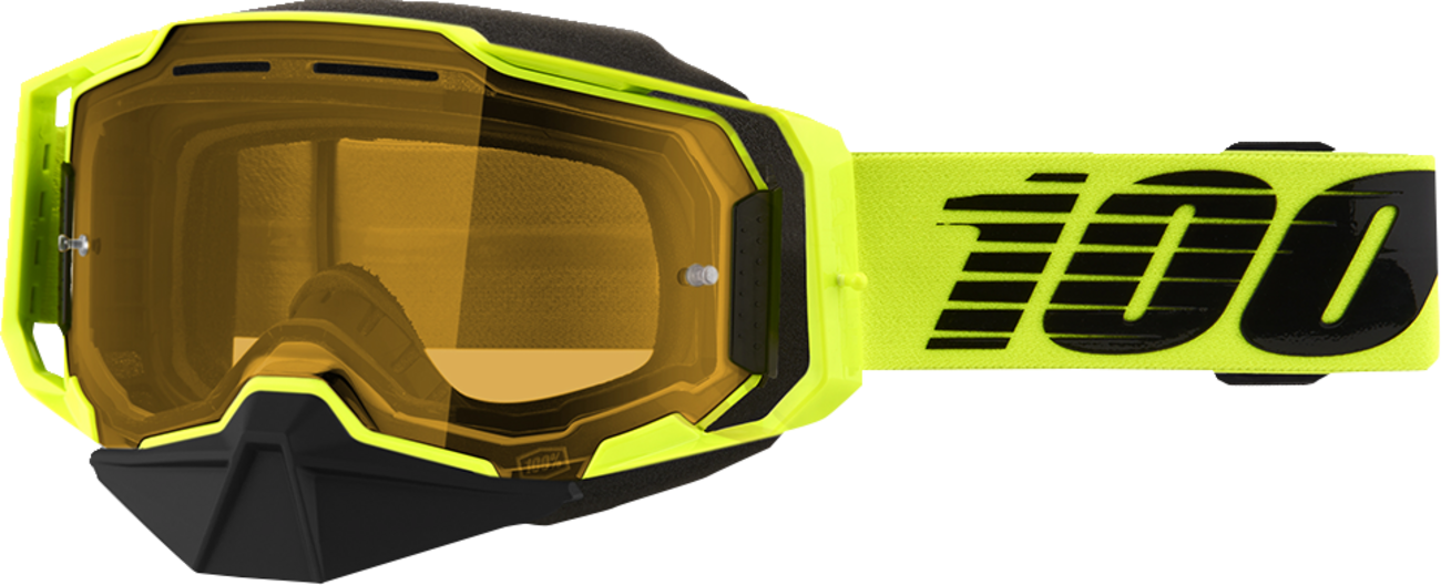 100% Armega Snow Goggle — Yellow Lens