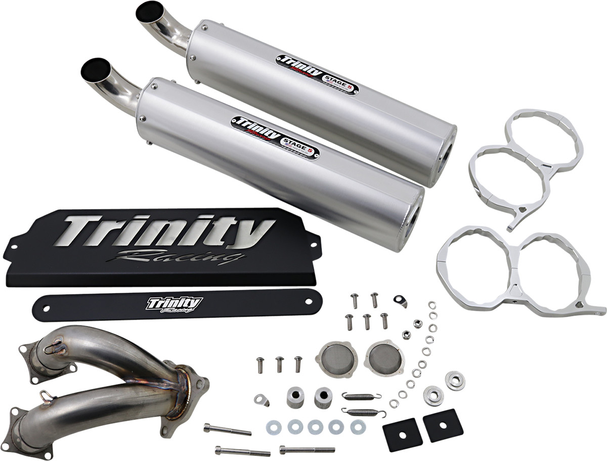 Trinity Racing Stage 5 Slip-On Exhaust Polaris RZR Pro XP / Turbo R 2020-2024