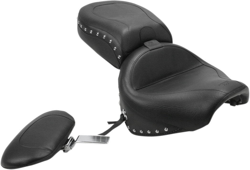 MUSTANG Wide Touring Seat with Driver Backrest