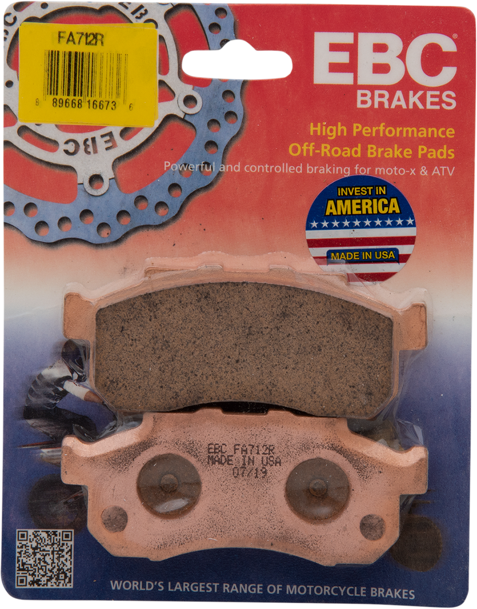 Ebc Long-Life Sintered "R" Brake Pads Honda